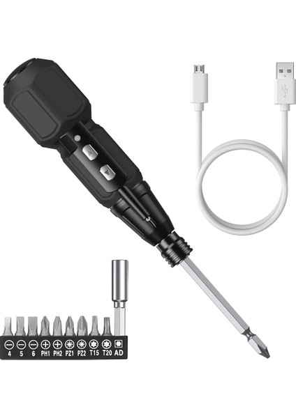 Elektrikli Tornavida Setleri, Otomatik Ev Onarım Alet Seti, Siyah (Yurt Dışından)