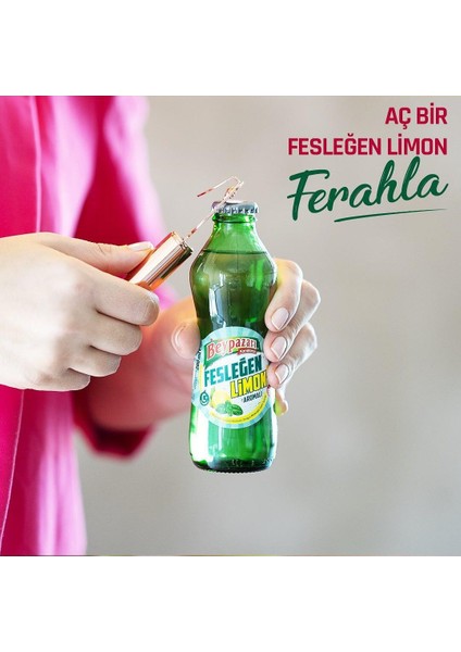 Fesleğen Limon Aromalı Maden Suyu 200 ml x 6 Adet