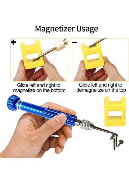Manyetik 6'sı 1 Arada Minik Tornavida Seti, Saat, Gözlük Vb. Için (Yurt Dışından) indirimleri