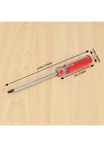 Plastik Saplı T20 Güvenlik Torx Tornavida El Aletleri (Yurt Dışından)