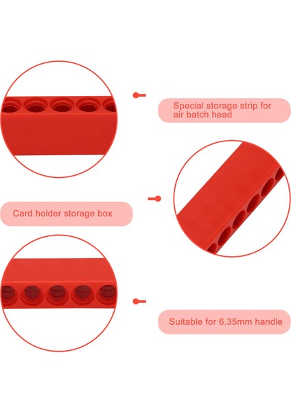 12 Delikli Tornavida Ucu Tutucu Tabanı Saklama Kutusu Hex Bit Düzenleyici (Yurt Dışından)