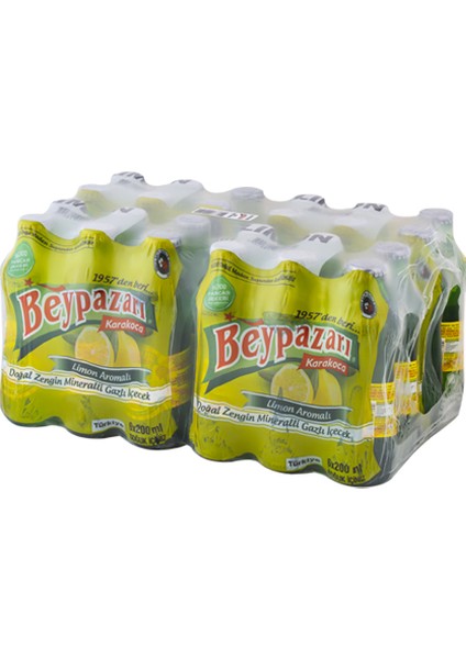 Limon Aromalı Maden Suyu 200 ml x 24 Adet