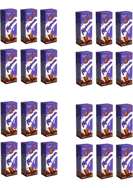 Alpimilk Çikolatalı Süt 180 ml x 24 Adet