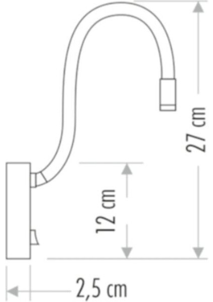 Okuma Lambası Siyah Renk G.ışığı