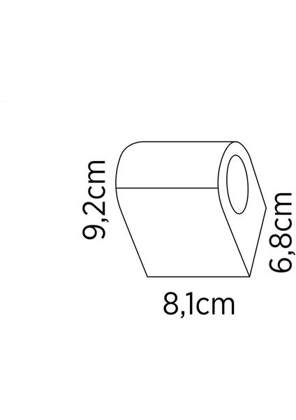 Tek Taraflı Dış Mekan Beyaz Gövde 7W GU10 Duylu Günışığı Duvar Aplik modelleri
