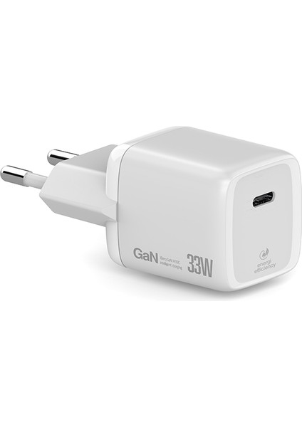 Hi33 Compact Effıcıent & Hı Tech Gan 48W Seyahat Hızlı Şarj Aleti USB A+ USB C