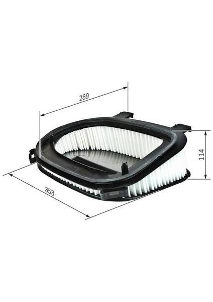 F026400366 Hava Filtresi Bmw N47 N57 E70 E71 E72 F25 F15 13717811026