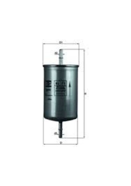 Mahle-Knecht-Behr KL71 Yakıt Filtresi B.y Tip Volvo S40 95-04 S60 00 10 S80 98-06 XC70 2.4 2.5 00 02 Tırnaklı V40 95-04 V70 00 07 30817997