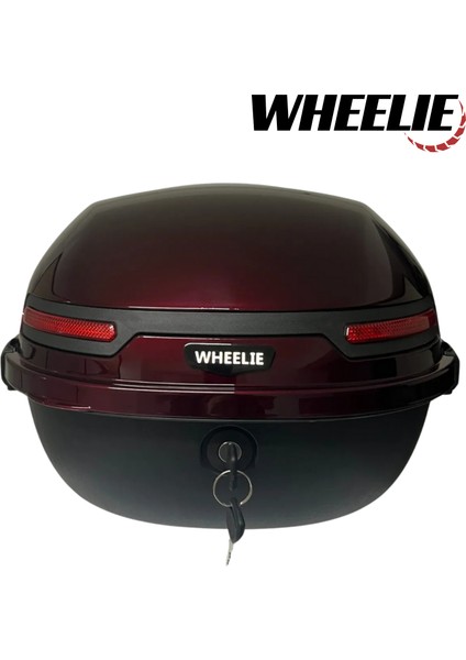 Wheelıe XT21-JR 28 Litre Motosiklet Arka Çanta Hünnap Kırmızı Su Geçirmez