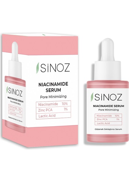 Gözenek Sıkılaştırıcı Sebum Dengeleyici Sivilce Karşıtı Serum Niacinamide 10% + Zinc Pca 1% 30 ML