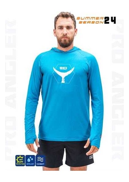 Pro Angler S24 Hooded Indigo Medium (M)