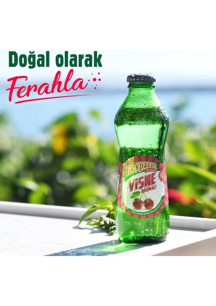 Vişne Aromalı Maden Suyu 200 ml x 6 Adet
