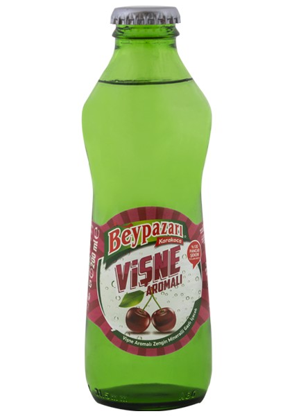 Vişne Aromalı Maden Suyu 200 ml x 6 Adet