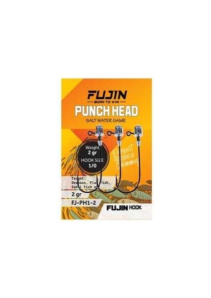 Punch Head Jighead Fj-Ph #1/0 4gr