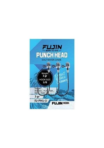 Punch Head Jighead Fj-Ph #1/0 4gr