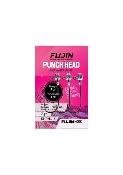 Punch Head Jighead Fj-Ph #1/0 4gr