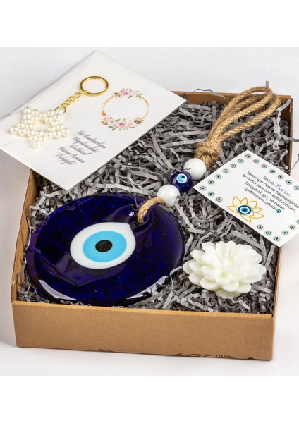 Kişiye Özel Nazardan Uzak Hediye Seti- Nazarlık- 2 Adet Kahve Fincanı- Lotus Mum- Nazar Kart Notu Hediyeseti fiyatları