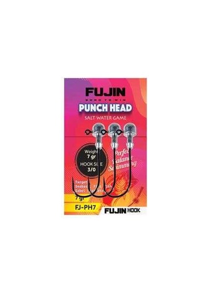Punch Head Jighead Fj-Ph #3/0 5gr