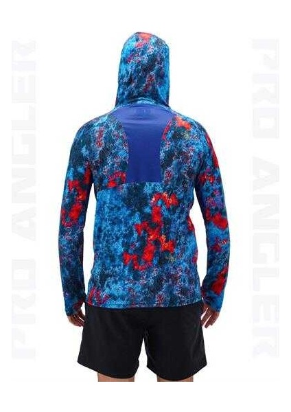 Pro Angler S24 Buff&hoodie Red Reef Xxlarge (Xxl)