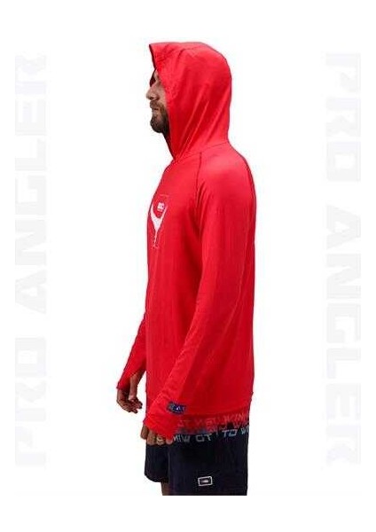 Pro Angler S24 Hooded Garnet Xlarge (Xl)
