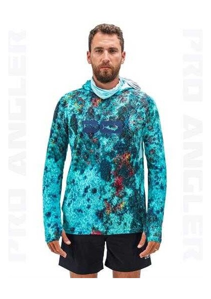 Pro Angler S24 Buff&hoodie Reef Medium (M)