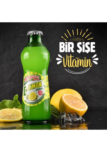 C Vitaminli Limon Aromalı Maden Suyu 200 ml x 6 Adet