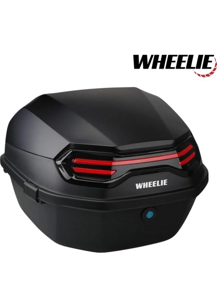 Wheelıe XT08-FS 32 Litre Motosiklet Arka Çanta Mat Siyah Sugeçirmez