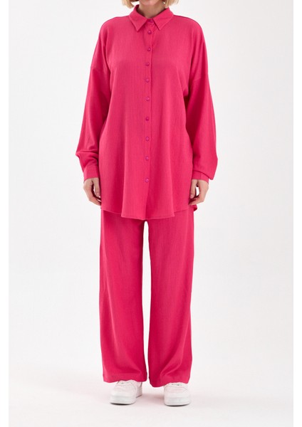 Fuşya Oversize Viskon Takım fırsatları