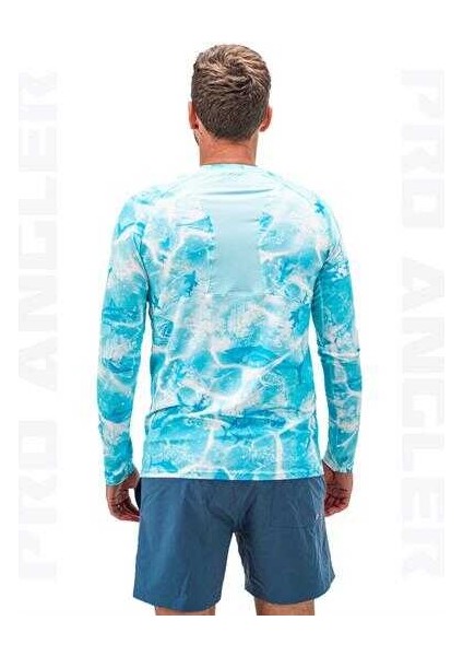 Pro Angler S24 T-Shirt Water Camo Small (S)