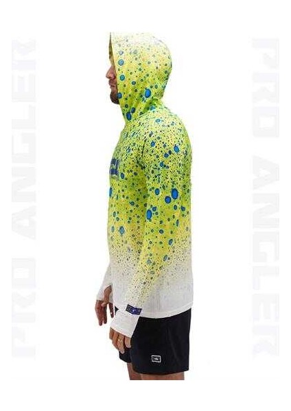 Pro Angler S24 Hooded Green Ocean Xxlarge (Xxl)