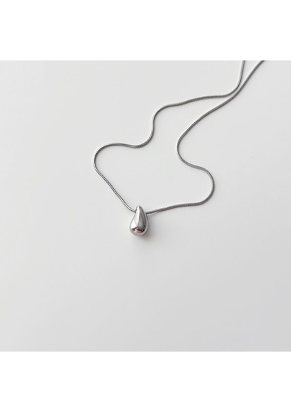 Chicagos Grey Steel Necklace | Çelik Kolye