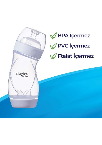 Baby™ Ventaire® Yenidoğan Bebek Biberonu, Kolik ve Gaz Önleyici Tasarım, 178 ml, 0+ Ay,Yavaş Akış, 3 Adet