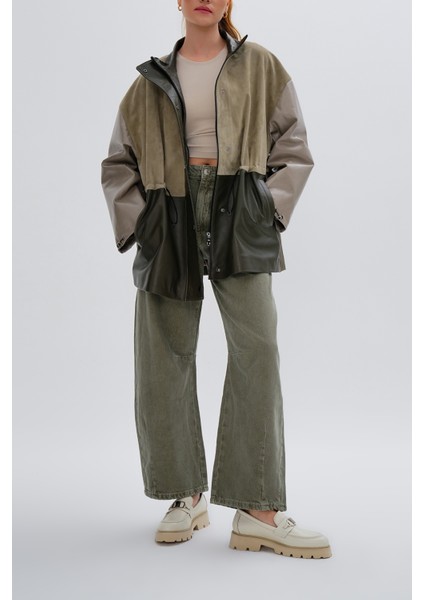 Kadın Hakiki Deri Sarı Mont 616 Z-4010 Bn Derımont SK24/25 Olıve