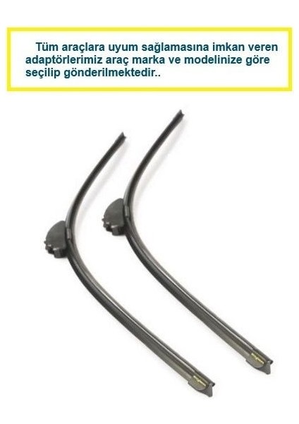 Mını Countryman R60 2010-2016 Silecek Süpürgesi Ön Muz Tipi 500MM+480MM