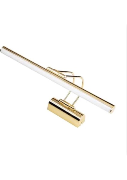 Gold Ayna Üstü 50 cm LED Banyo Aplik Duvar Ayna Resim Tablo