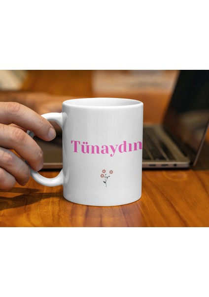 Tünaydın İsimli Kupa Bardak - İsimli Bardak - Hediye Kupa Bardak - Kahve Kupa Bardak