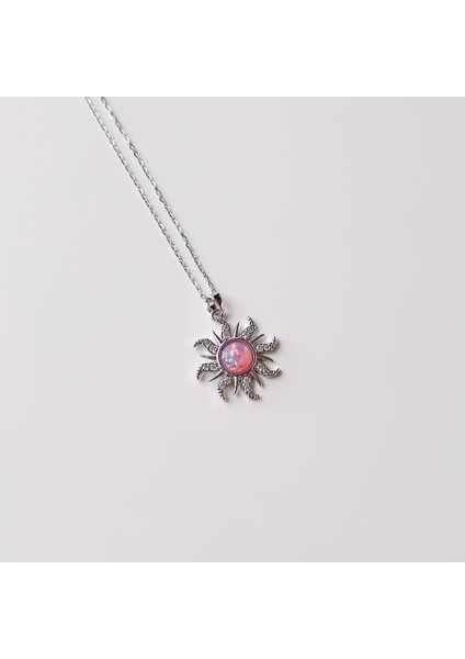 Emma Grey Steel Necklace | Çelik Kolye