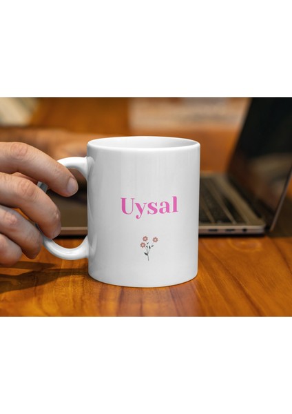 Uysal İsimli Kupa Bardak - İsimli Bardak - Hediye Kupa Bardak - Kahve Kupa Bardak
