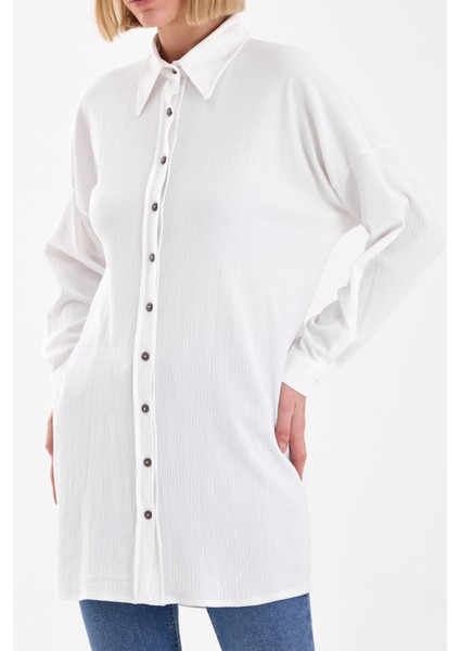Oversize Beyaz Kadın Tunik indirimleri