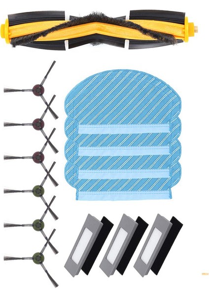 Yedek Parçalar Rulo Fırça Yan Fırçalar Ecovacs 950 920 Robot Süpürge Aksesuarları Için Hepa Filtreler (Yurt Dışından)