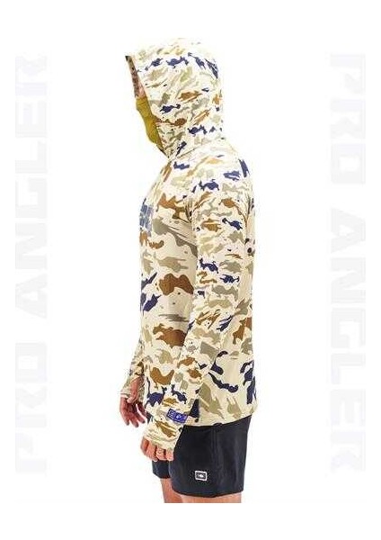 Pro Angler S24 Buff&hoodie Natural Camo Medium (M)