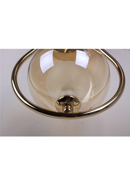 Bubble Lamp Damla Model Altın Sarı Renk Kaplamalı Camlı Aplik (Ampul Dahil) fırsatları