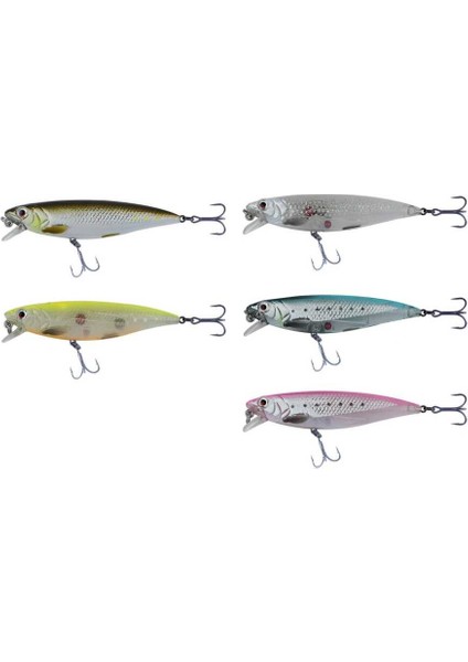 3D Twitch Minnow 6,6cm 6g Sahte Balık 04-Lemon Back
