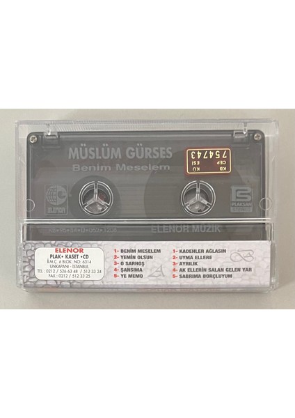 Müslüm Gürses - Benim Meselem Kaset