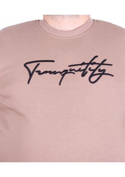 Mocgrande Erkek Büyük Beden Sıfır Yaka Sweat Twenty 24200 S.kahve fiyatları