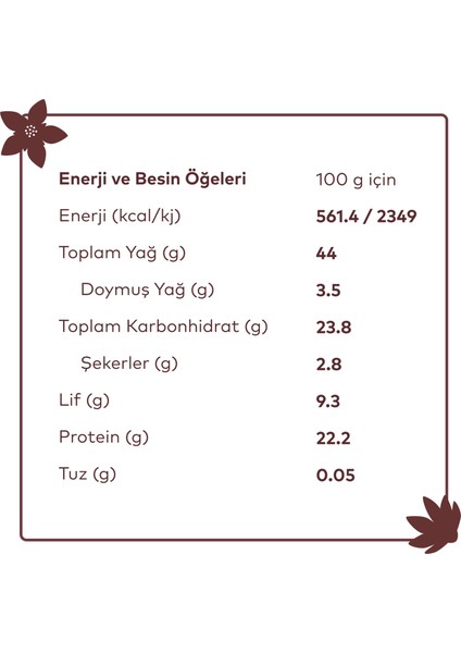 Avantaj Paketi, Çiğ Badem Içi, 5 Adet 135GR