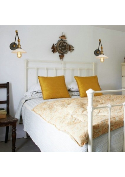 Retro Rustik Eskitme Üç Mafsallı Hareketli Başlık Akrobat Metal Duvar Aplik fiyatları