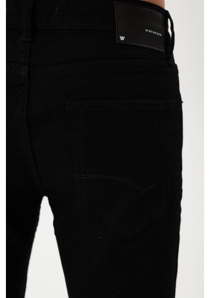 Martin 704-07 Black Black Rahat Kalıp Erkek Likralı Kot Pantolon Siyah fiyatları