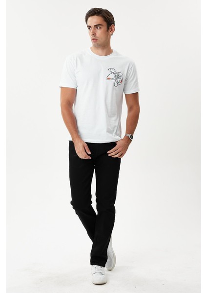 Martin 704-07 Black Black Rahat Kalıp Erkek Likralı Kot Pantolon Siyah modelleri