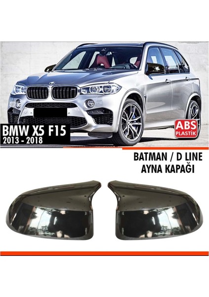 X5 F15 Batman Ayna Kapağı Piano Black / 2013 - 2018